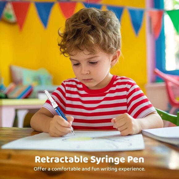 4 Piece Set Of Sy-ringe Nurse, Doctor Medical Funny Christmas Gift Pens - Picture 5 of 16